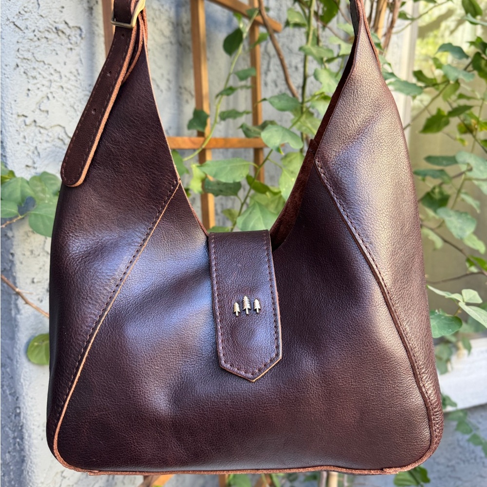 Portland Leather Flora Coldbrew Shoulder Bag
